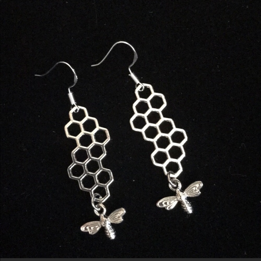 New Honeycomb 925 Earrings